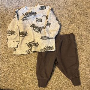 Carter's Gray and Black Kids Matching Set